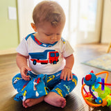 AnnLoren Baby Boys Layette Cars Trucks Onesie Pants Cap 3pc Gift Set Clothing