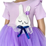 Girls Boutique Lilac Purple Tulle Easter Bunny Party Dress