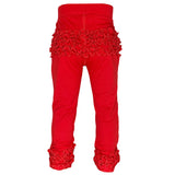 AnnLoren Baby & Big Girls Boutique Red Ruffle Butt Leggings