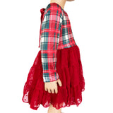 Boutique Red Plaid Tutu Dress Christmas Holiday Dress
