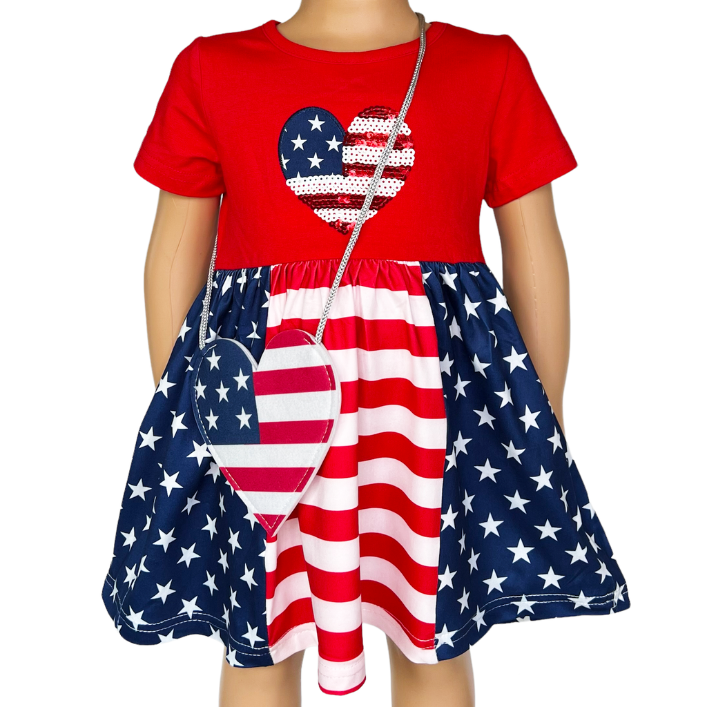 Girls fourth 2025 of july dress