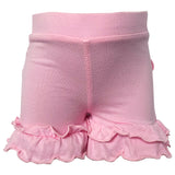 AnnLoren Baby/Toddler Girls Boutique Light Pink Ruffle Butt Shorts (6mo-2-3T)